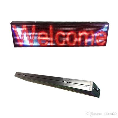 Signes monochromes extérieurs simples de la couleur 320x160mm P10 LED de HD