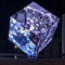 Affichage stéréo en forme spéciale d'angle de l'écran LED de l'affichage LED du cube de Rubik fait sur commande plein