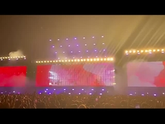 Écran d'affichage à LED transparent de type extérieur P3.91/P10.4 pour le contrôle du réseau 500*1000 mm