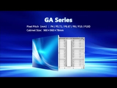 GA P10 DIP Écran LED extérieur fixe 1000 nits Lumière 960*960mm