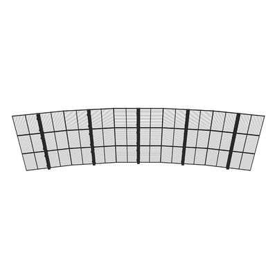 Écran LED transparent flexible personnalisé pour une installation facile à l'intérieur