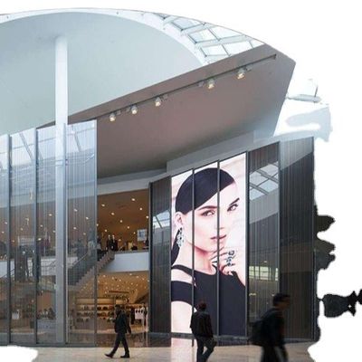 GCL Rideau intérieur mur LED transparent pour la publicité de la station de métro