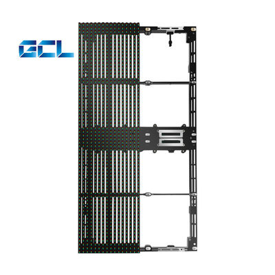 Taille du panneau 500*1000 mm Affichage extérieur à LED transparent Rideau LED Vidéo Mesh