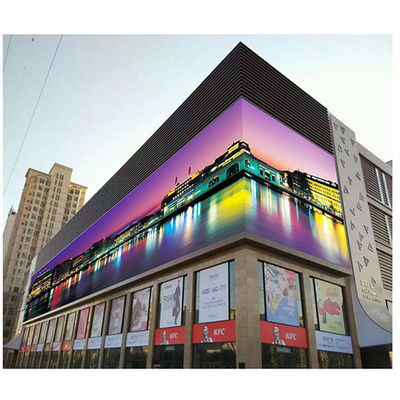 Économie d'énergie Écran d'affichage LED publicitaire Rideau flexible Écran LED P10
