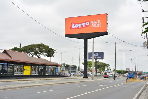 Écran LED fixe monté sur le mur P10 pour la publicité commerciale
