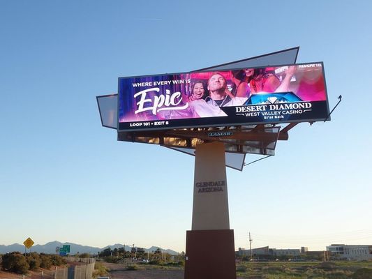 Écran LED fixe monté sur le mur P10 pour la publicité commerciale
