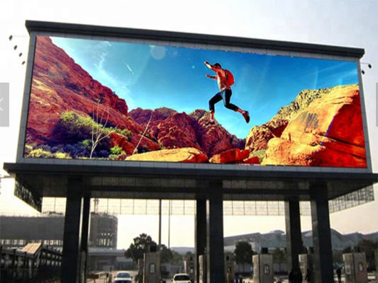 Panneau LED extérieur haute définition de taille personnalisée pour la publicité de bienvenue