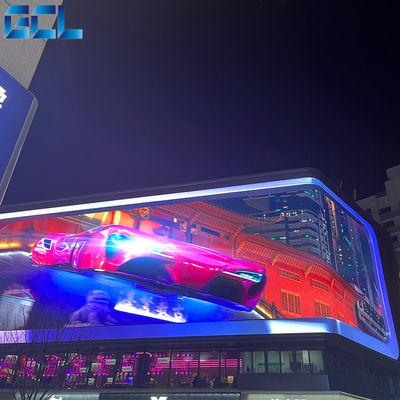 Haute luminosité 6500nits Panneau d'affichage LED extérieur Media GCL P6 HD LED Video Wall