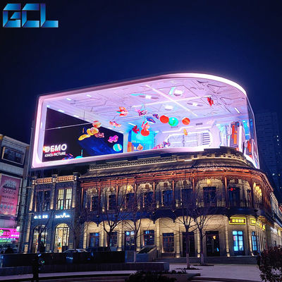 Haute luminosité 6500nits Panneau d'affichage LED extérieur Media GCL P6 HD LED Video Wall