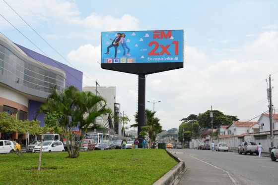 Tableau d'affichage LED extérieur imperméable à l'eau à couleur complète pour centre commercial