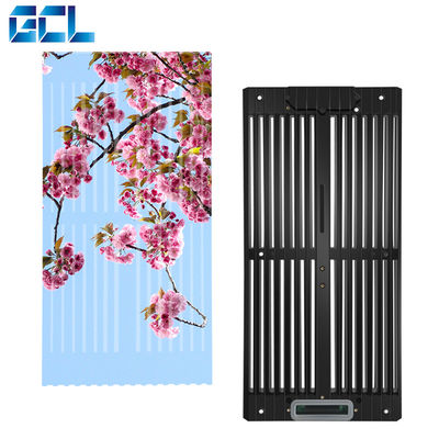 P10 LED mur vidéo transparent avec angle de vision de 120 degrés 10000 heures de vie