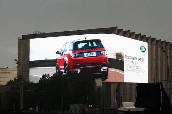 GCL P4mm P5.57mm P6.67 Affichage vidéo LED résistant à l'eau en extérieur incurvé Taille du panneau de signalisation 960*960 mm