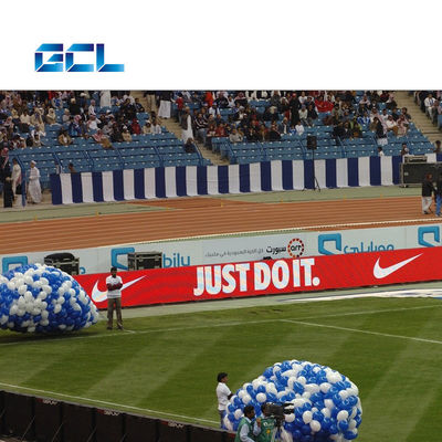 Écran LED périmètre du stade géant Écran LED étanche à l'air extérieur