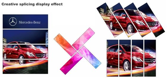 Taux de rafraîchissement élevé 1920Hz Afficheur LED mobile avec une hauteur de pixel de 2,5 mm