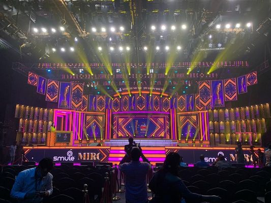P3.91 P10.4 mm Écran LED à maillage extérieur pour location / événement de lancement de concert