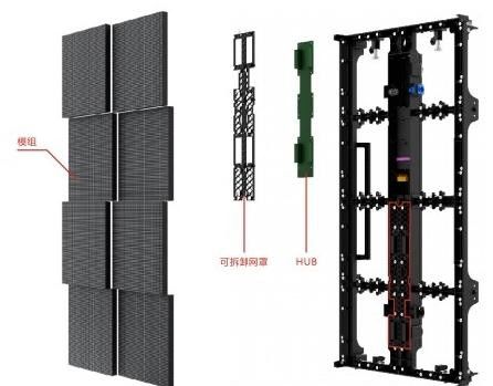 Écran d'affichage HD personnalisé privé Gstar-II P1.95 mm 7680Hz haute fréquence de rafraîchissement
