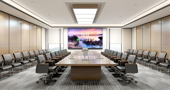 Salle de conférence Écran LED grand service avant complet Écran noir mat COB P0.9mm P1.2mm Définition