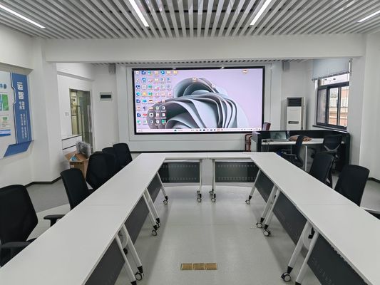 Écran d'affichage LED COB à haute gamme de gris P0.9 1.25 1.5 mm Affiche numérique avec type tactile capacitif