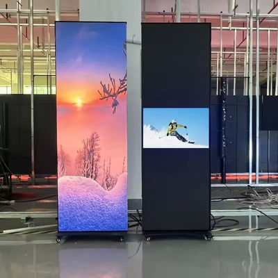 GOB P2.5 Affichage LED à couleur entière intérieur Affiche publicitaire vidéo numérique portable avec puce LED Epistar
