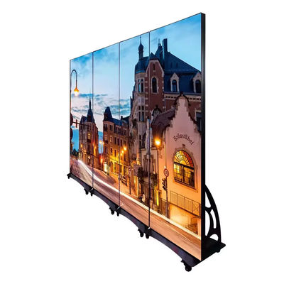 Écran d'affichage LED haute définition P1.25mm P1.538 mm GOB pliable verticalement et horizontalement, à montage rapide.