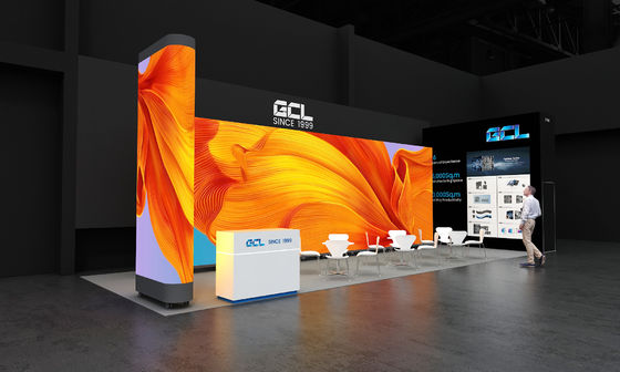 Série GA P4 Afficheur LED Affichage W1366*H1920mm Module Taille 320*160mm IP65 Installation extérieure 8000 nits