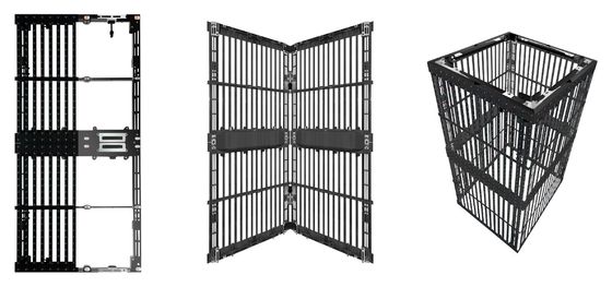 Gmesh P15.625-31.25mm Écran de grille publicitaire extérieure Transparence 10000nits LED DIP Profondeur de couleur 256 Fiche de données des médias