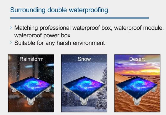 P1.953mm P2.6mm Indoor Outdoor Dance Floor Affichage LED Écran Portable Disco Dj Interactif Vidéo Led Dance Floor Mur vidéo