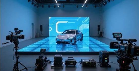 Écran d'affichage Gmars-P Refresh 7680Hz avec verrouillage d'arc pour la location en intérieur et en extérieur, capable d'assembler des arcs circulaires