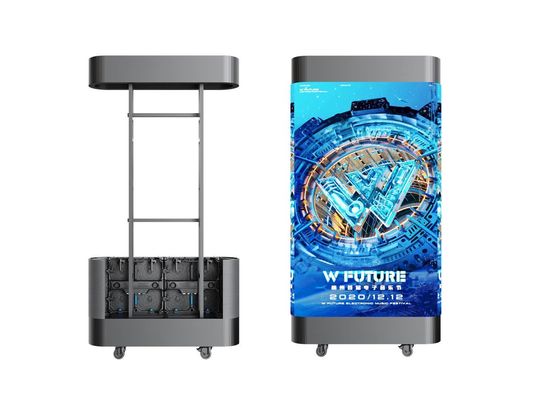 Écran LED de location extérieure le plus récent P1.5625 P1.953 P2.6 Mm 7680 Hz Panneau Écran en forme courbe Pour l'événement de spectacle de scène et la machine de publicité extérieure