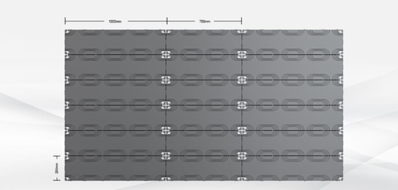 Mur vidéo LED HD intérieur Ghalo Série 1000*250mm 750*250mm P1.5 P1.953mm Diverses formes