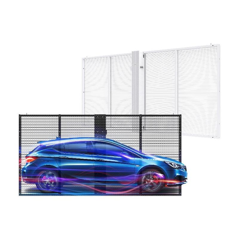 Écran LED ultrafin et transparent à haute transparence