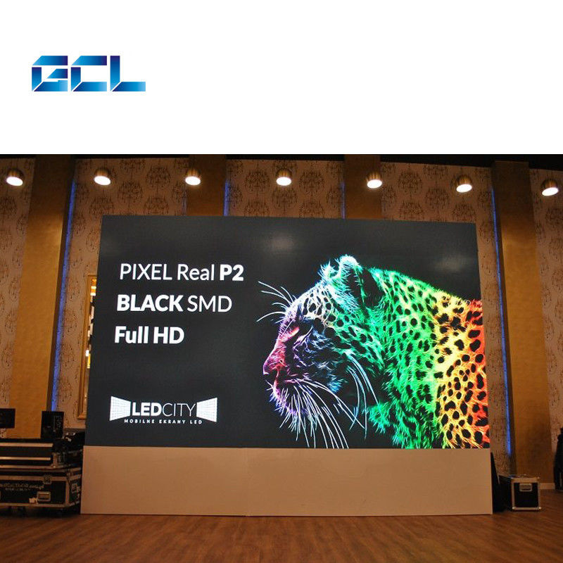 Contrôle réseau IP31 Affichage LED fixe intérieur P2.6 Écran LED pour la publicité dans les centres commerciaux