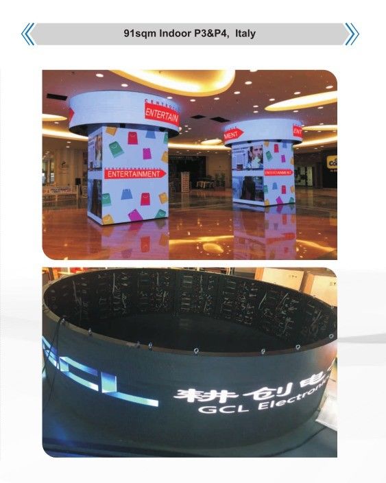 Module d'affichage d'écran LED P3 intérieur avec niveau de protection IP65 et conception flexible