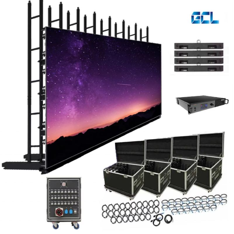 Affichage d'écran LED personnalisable avec étape flexible