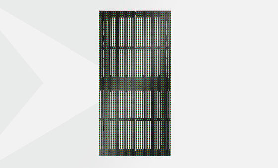Bon prix Rideau publicitaire haute définition affichage LED grand ange LED maillage mur vidéo en ligne