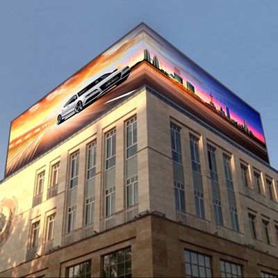 P5.95 P10 étanche à l'eau, affichage LED fixe extérieur, angle de vue 140/140 ODM