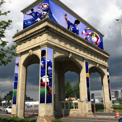 Écran publicitaire à LED P6 Affichage pour animation lumineuse et luminosité de 6000 nits