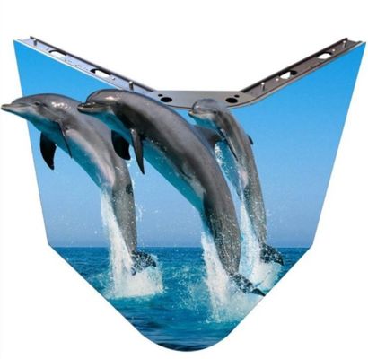 Bon prix P16 Panneau LED extérieur avec durée de vie de 100 000 heures Conception imperméable à l'eau IP65 à double face et luminosité ≥6000 Cd/m2 pour une visibilité élevée en ligne