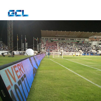 Écran d'affichage à LED de périmètre de stade de Cabinet en acier P10 pour les grands événements de stade de football d'e-sports