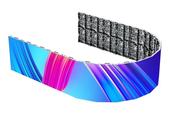 Écran LED XR d'intérieur à luminosité de 1 200 nits avec une taille de panneau de 500 mm et un taux de rafraîchissement de 7 680 Hz pour studio virtuel