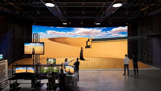 Affichage LED XR P1.95 P2.6 Écran LED de studio virtuel virtuel pour la décoration de la scène de mariage