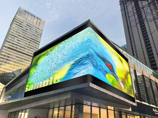 Affichage vidéo LED résistant à l'eau en extérieur courbé