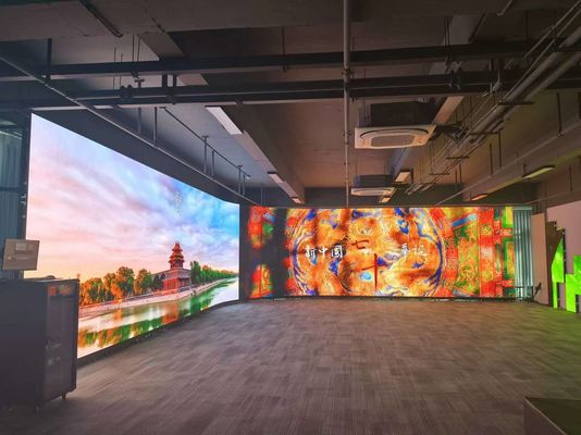 Paroi d'affichage vidéo LED fixe ultra-mince à l'intérieur avec service de maintenance avant 500*750mm 500*1000mm Panneau LED