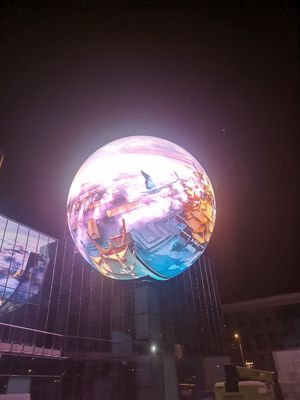 Bon prix Production personnalisée d'écrans d'affichage LED sphériques et intérieurs avec différents diamètres allant de P1.5 mm à P8 mm en ligne
