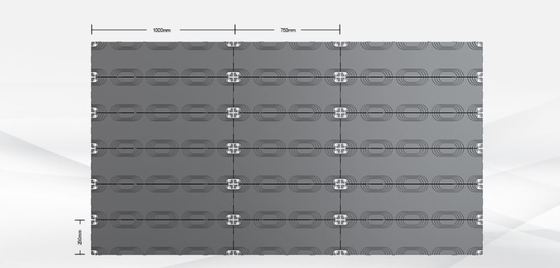 Affichage LED fixe 2K 4K HD à l'intérieur avec 90° éclaboussure à angle droit sans couture, armoire en aluminium à moulage sous pression et 100% de service avant