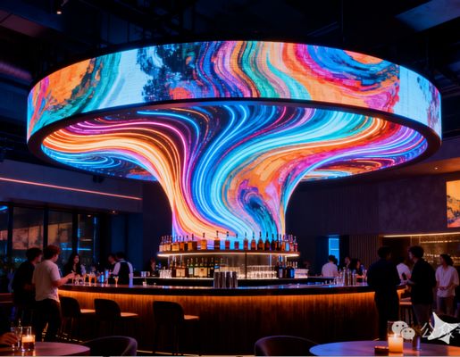 Affichage LED GOB Stage Concert avec un taux de rafraîchissement élevé de 7680 Hz, un angle de vision horizontal / vertical de 160 ° et une étalonnage en point unique pour des visuels immersifs