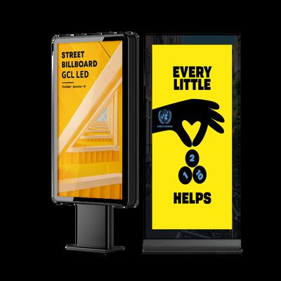 5500 Nits Luminosité IP65 étanche 1920X640mm Affichage LED extérieur Écran LED publicitaire à usage commercial