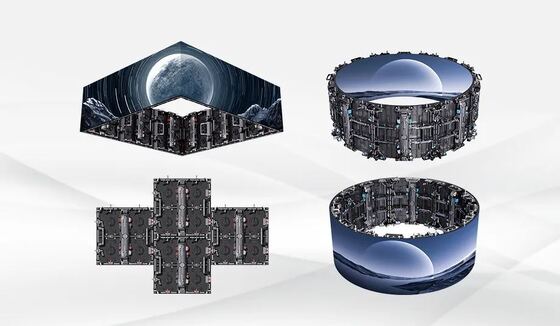 Bon prix Mural LED intérieur extérieur P1.9mm P2.6mm LED Video Wall Location & Production virtuelle Mural LED avec flexibilité de conception incurvée en ligne